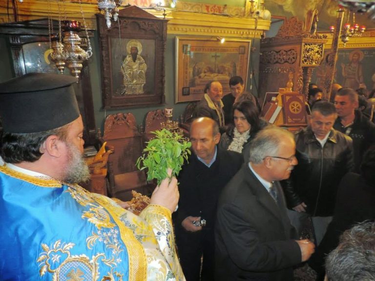 Πανηγυρικός εσπερινός Αγίου Βασιλείου στην Μύκονο