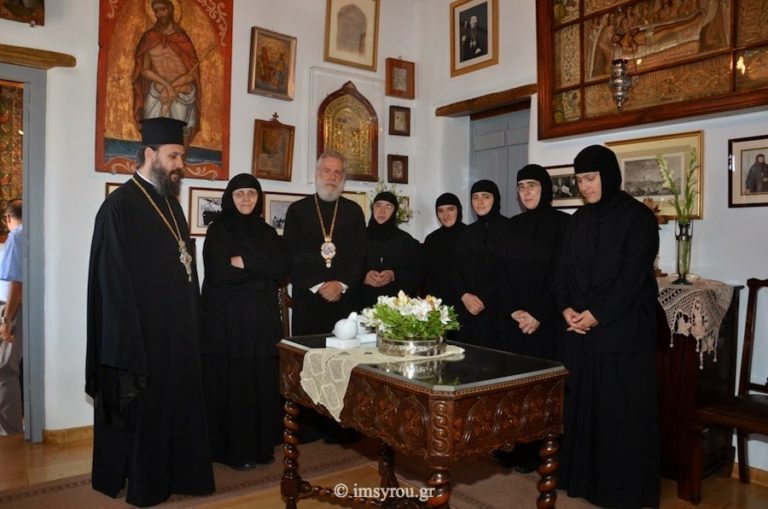 Η Εικόνα της Μεγαλόχαρης στην Ιερά Μονή Κεχροβουνίου Ι. Νήσου Τήνου