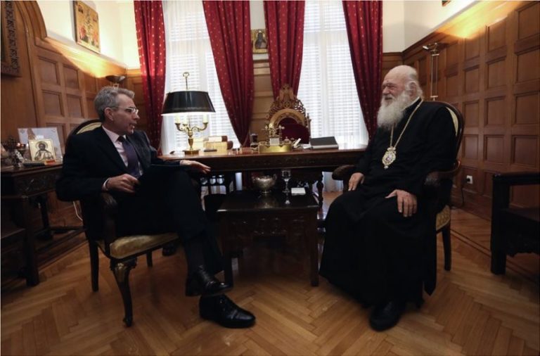 Church of Greece:Το προσφυγικό και το ουκρανικό ζήτημα κυριάρχησαν στην συνάντηση Ιερώνυμου-Πάιατ