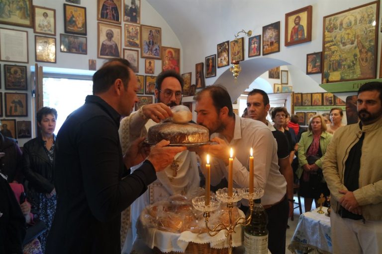 Church of Mykonos: Πανηγυρικός εορτασμός Αγίου Δημητρίου στην Αργύραινα Μυκόνου {pics & video)