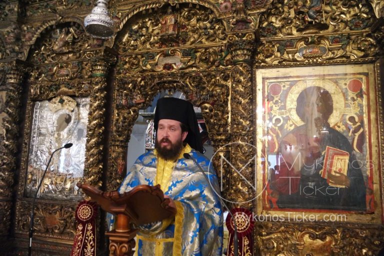 Mykonos: Εορτασμοί της Αγίας Σκέπης της Υπεραγίας Θεοτόκου και της Εθνικής Εορτής 28ης Οκτωβρίου στην Ι.Μ. Παναγίας Τουρλιανής