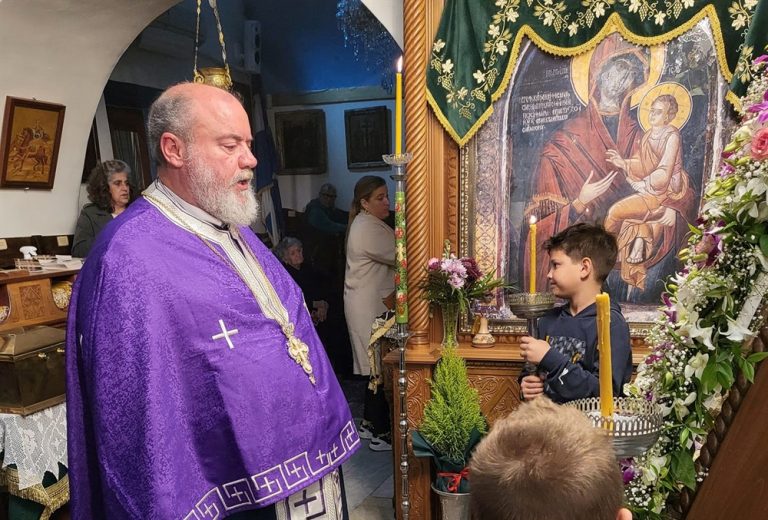 Church of Mykonos: Ο Β΄ Κατανυκτικός Εσπερινός στον Ιερό Ναό Παναχράντου